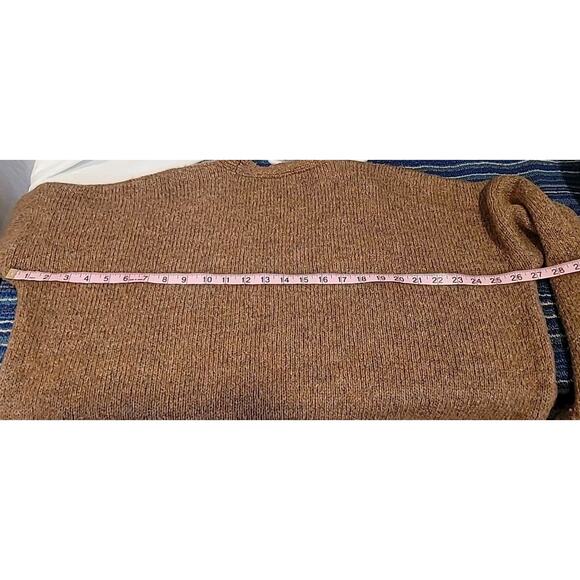 Zara Knit Italian Yarn Men's Cardigan Sweater Brown Size Medium - Picture 4 of 5